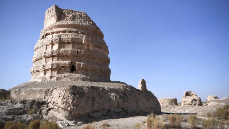 In pics: ruins of Suoyang City in NW China's Gansu