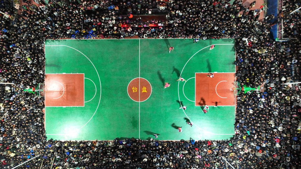 Guizhou's rural basketball games see great enthusiasm