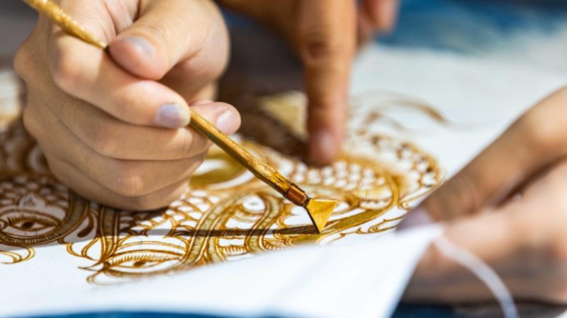 The art of batik making