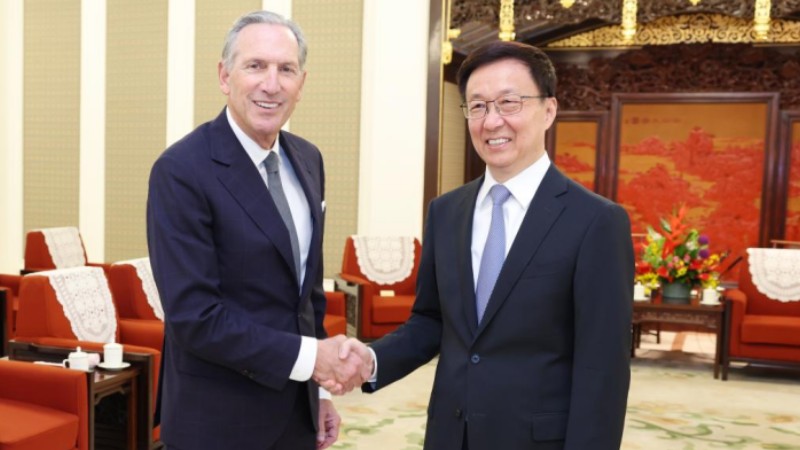 Chinese vice president meets with founder of Schultz Family Foundation