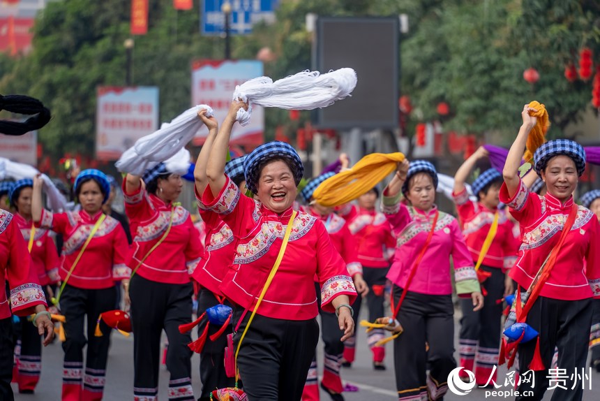 Traditional Sanyuesan Festival kicks off in SW China's Guizhou