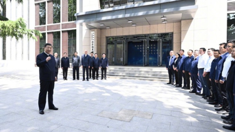 President Xi inspects Shijiazhuang in Hebei Province