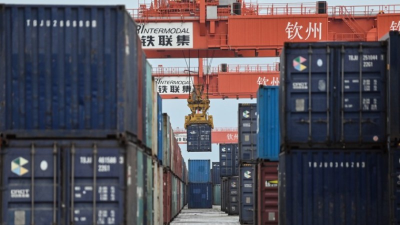 Over 300,000 containers shipped via land-sea trade corridor this year