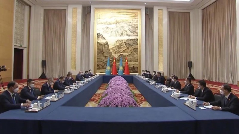 Xi wishes Kazakh president happy birthday during talks