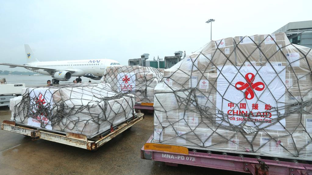 China-donated relief supplies for cyclone-hit regions arrive in Myanmar