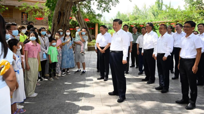 Quotes from Xi: 'Hope you all have a great time here'