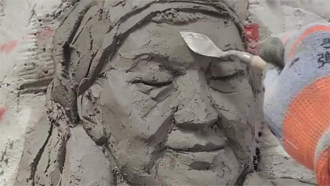 Authentic China | How to create relief art with cement and steel