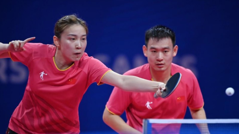 Chengdu Universiade | China's Liu/Qian win table tennis mixed double title