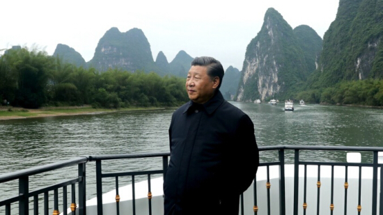 Quotes from Xi: 'Lucid waters and lush mountains are invaluable assets'
