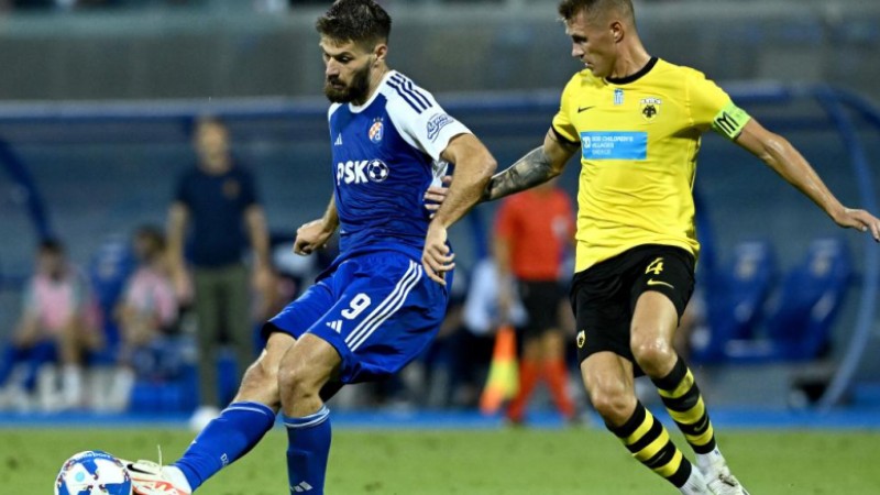 UEFA Champions League third qualifying round: Dinamo Zagreb vs. AEK Athens