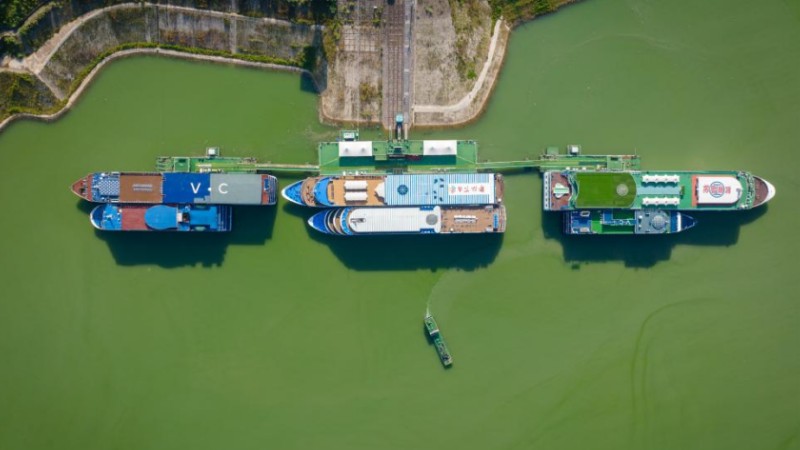 Clean shore power delivers greener Yangtze River cruise, shipping