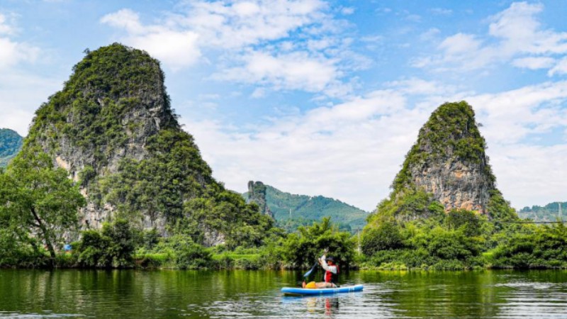 Guilin makes outdoor sports new name card for tourism