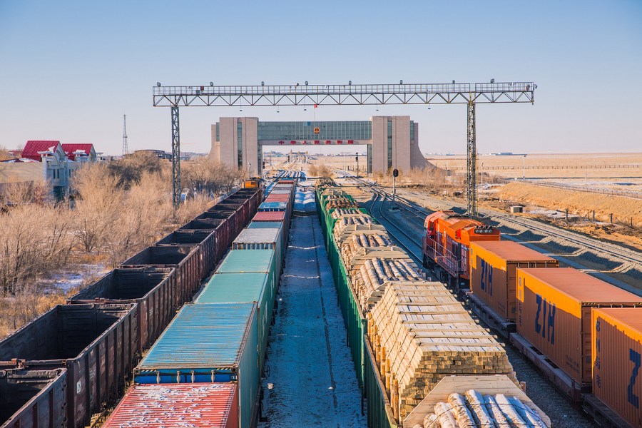 Number of China-Europe freight train trips growing rapidly in Lianyungang city