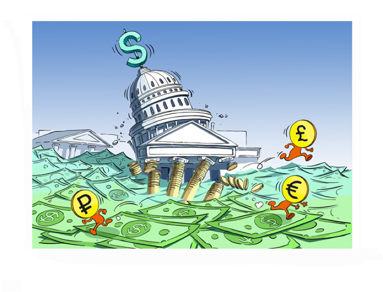 U.S. raises interest rates, straining dollar credibility