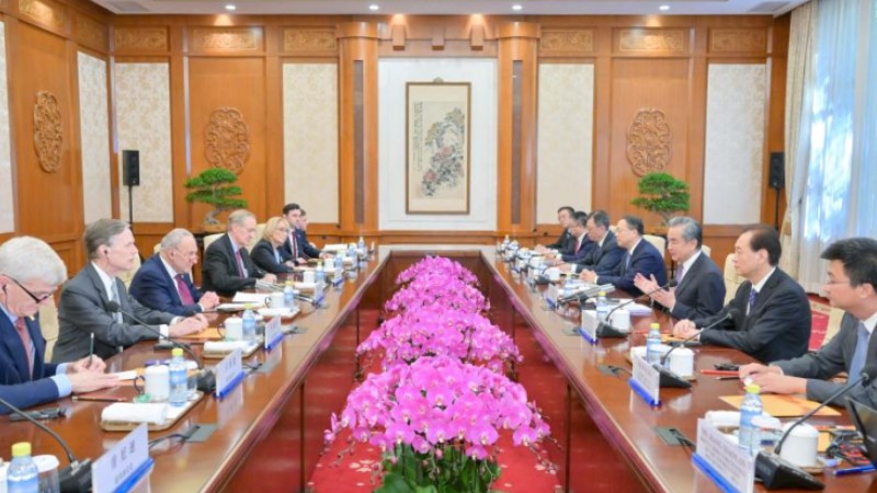 Chinese FM meets U.S. congressional delegation