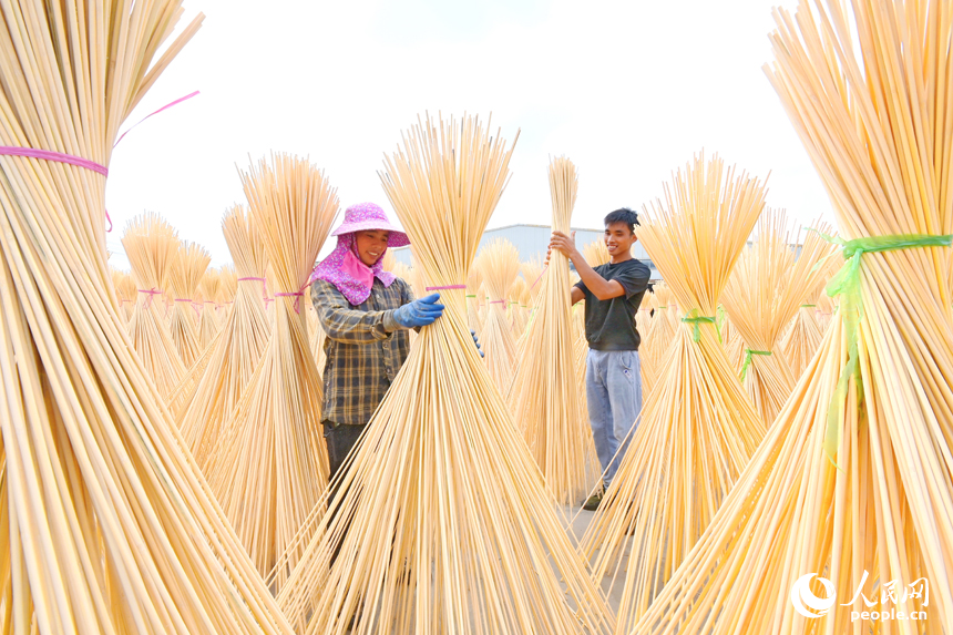 Bamboo industry boosts rural revitalization in county of E China's Jiangxi