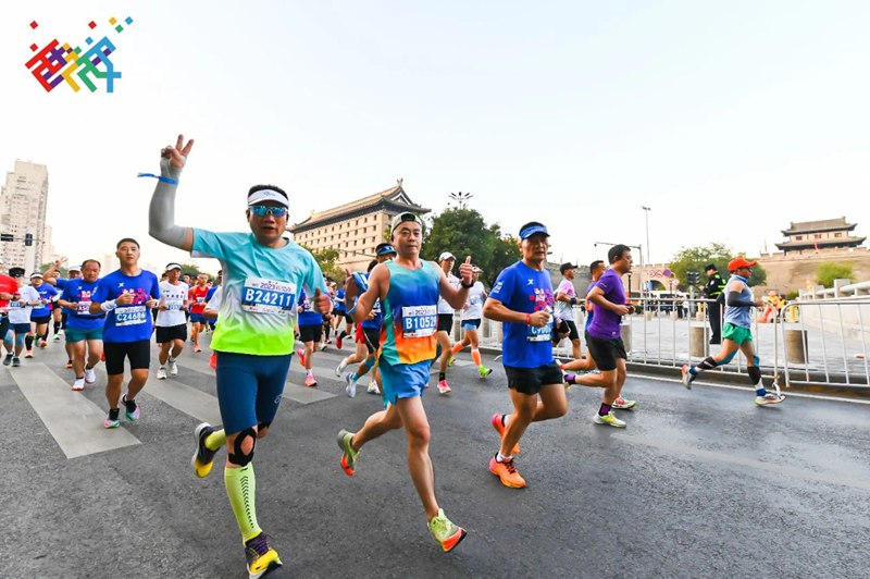 35,000 runners take part in 2023 Xi'an Marathon