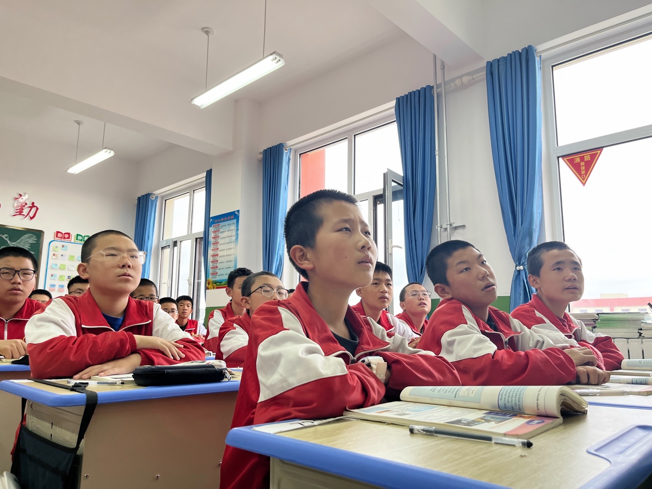 An English class at a village school: China's rural education initiatives bring children hope