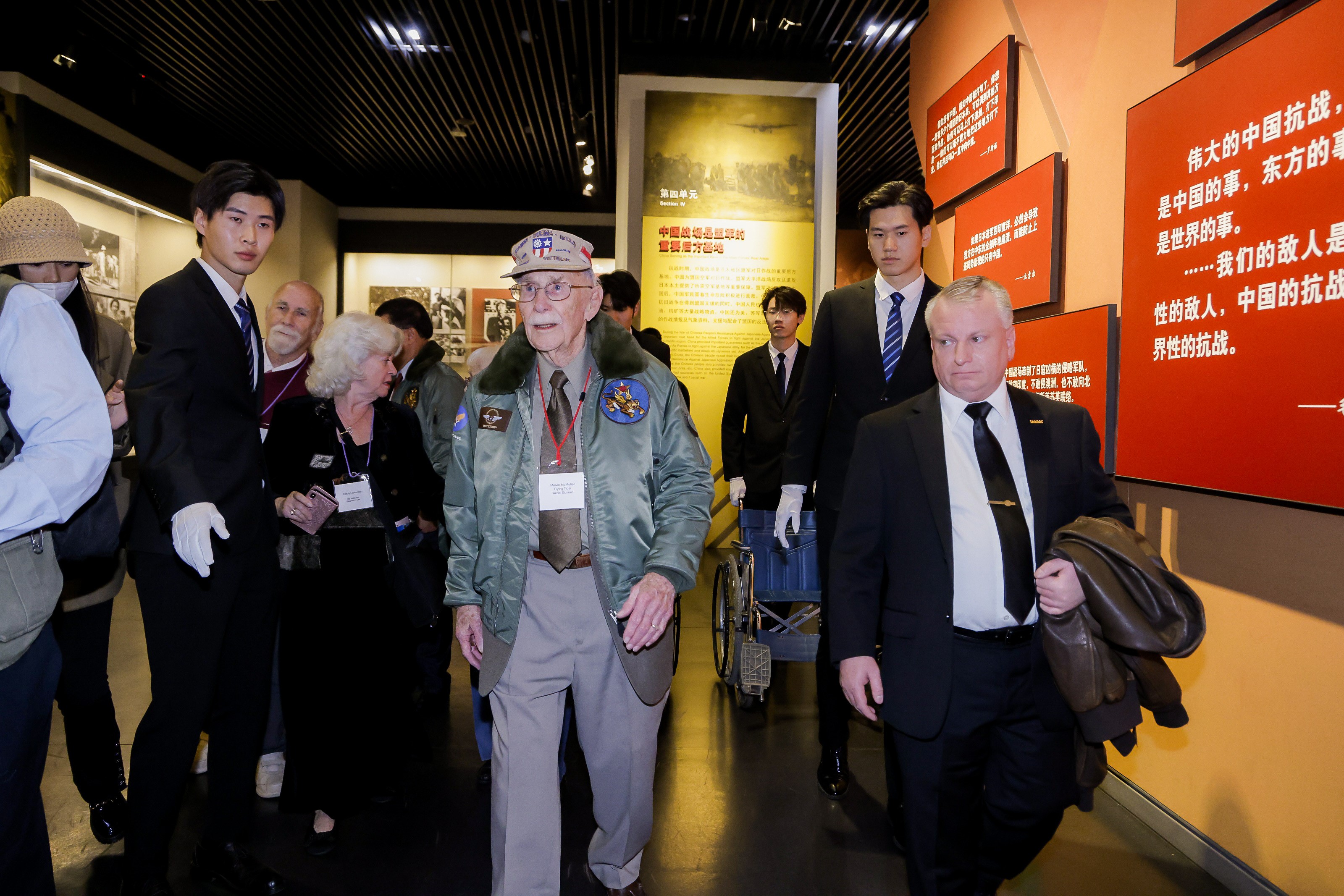 Flying Tigers veterans visit Beijing, continuing friendship between China and US