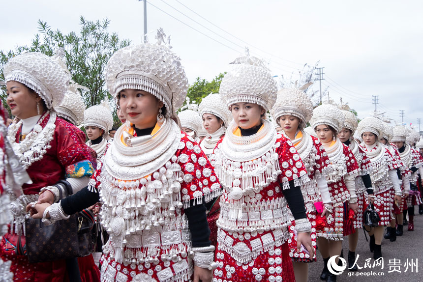 Miao people celebrate traditional Lusheng festival in SW China’s Guizhou