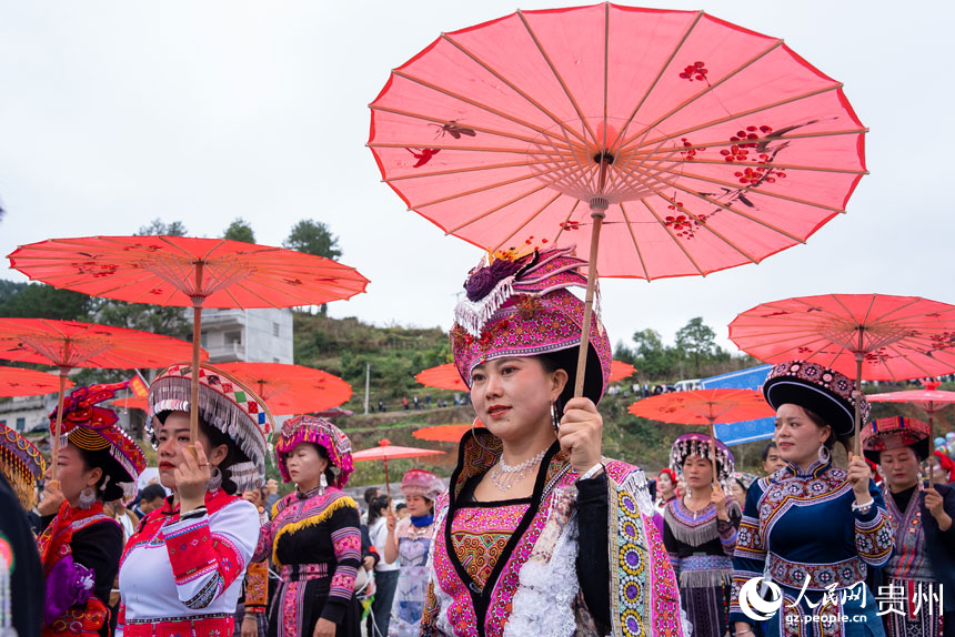 Miao people celebrate traditional Lusheng festival in SW China’s Guizhou