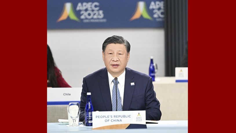 Xi puts forward proposals on APEC cooperation in next "golden 30 years"