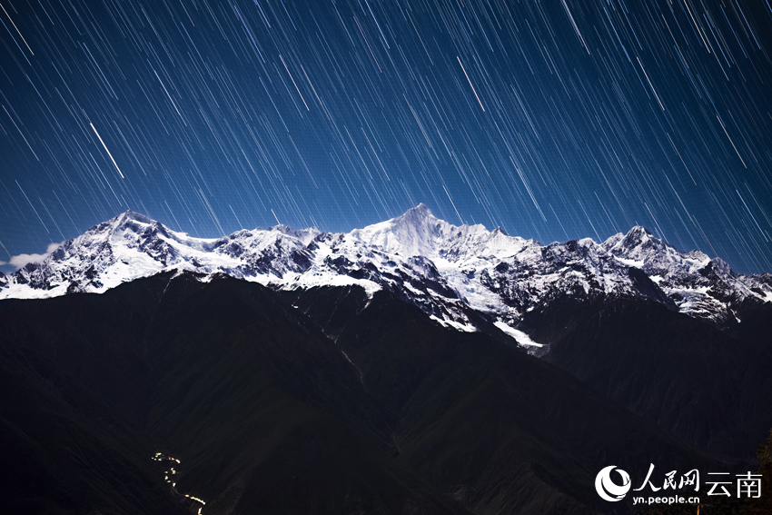 Spectacular views of starry skies, glowing snow-capped peaks at Meili Snow Mountain