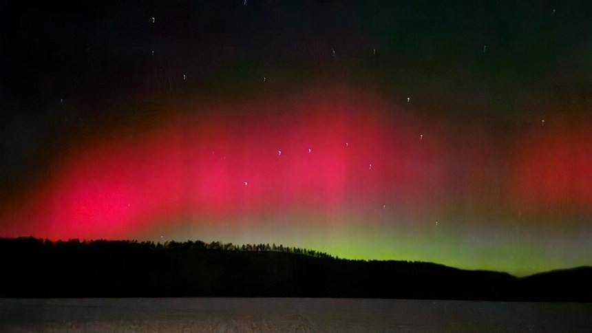 Northern Lights occur in Mohe, NE China's Heilongjiang