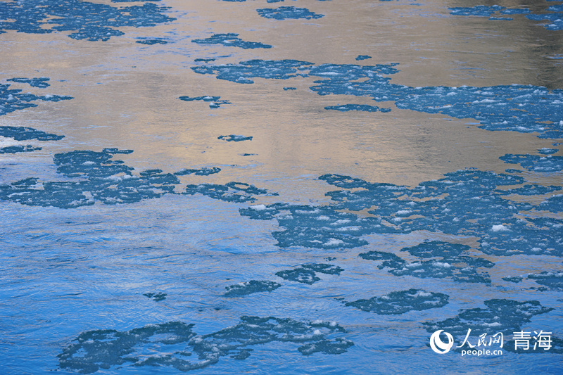 'Ice flowers' bloom on China's Tongtian River amid winter chill