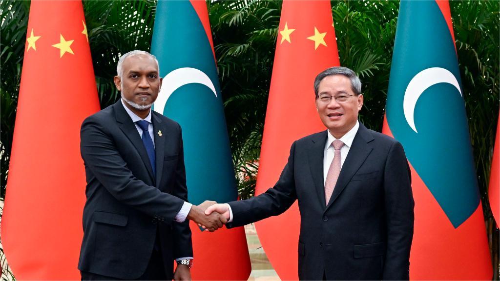 Chinese premier meets with Maldivian president