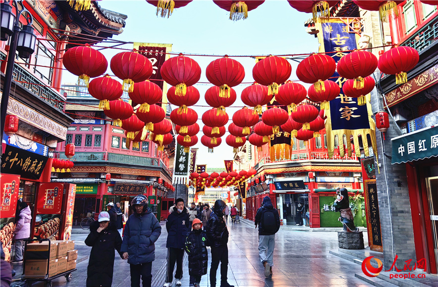 Fair selling Chinese New Year products opens in N China's Tianjin