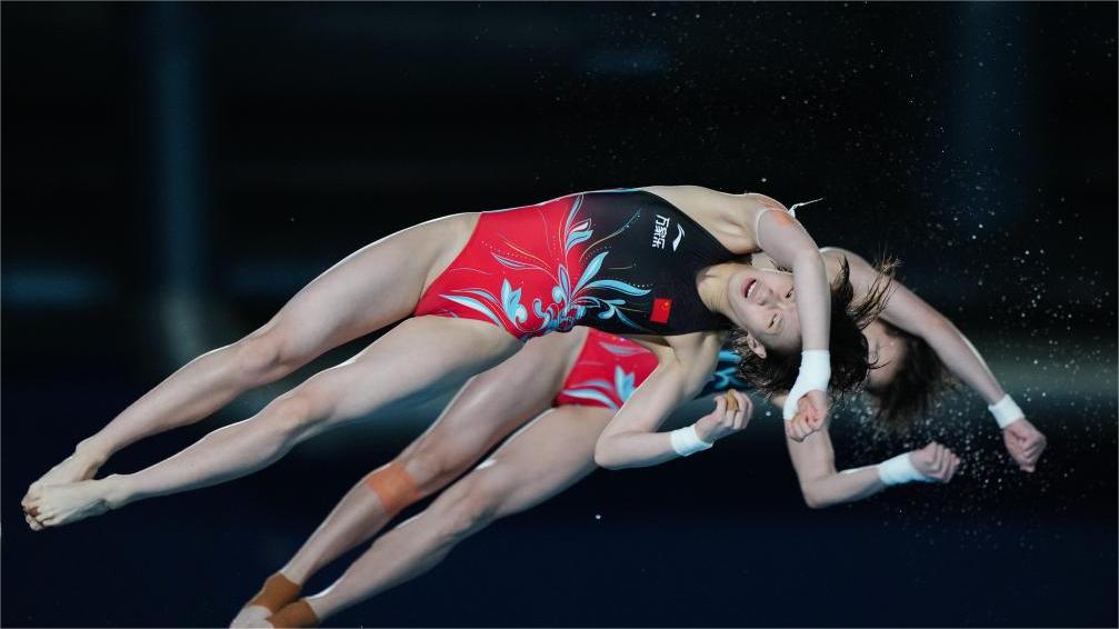 China's Chen and Quan win women's 10m platform synchronised at swimming worlds