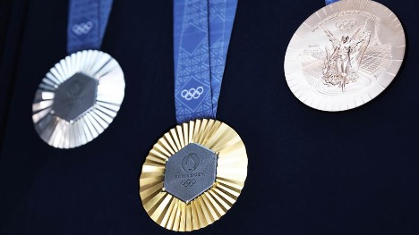 InPics: Paris 2024 medals to contain 'piece of Eiffel Tower'