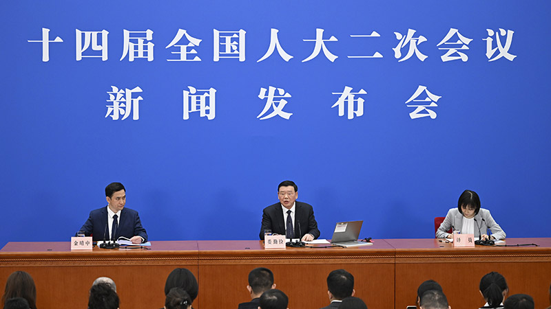 China's national legislature holds press conference ahead of annual session