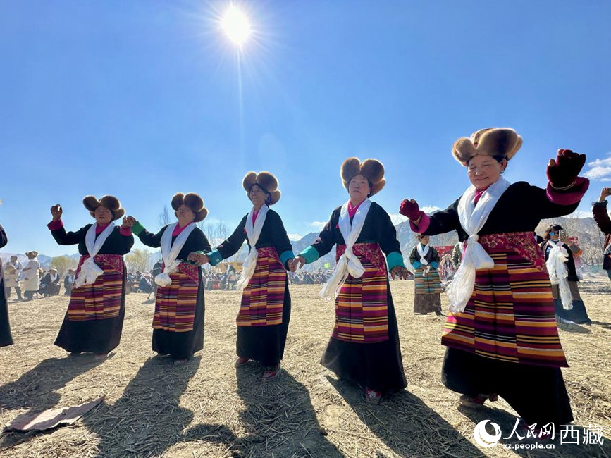 Farmers in SW China's Xizang hold grand ceremony to celebrate start of spring plowing