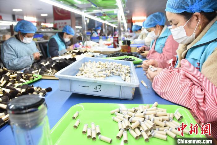 County in C China's Henan exports makeup brushes to over 20 countries, regions