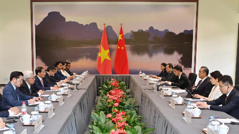 Chinese FM meets with Vietnamese counterpart