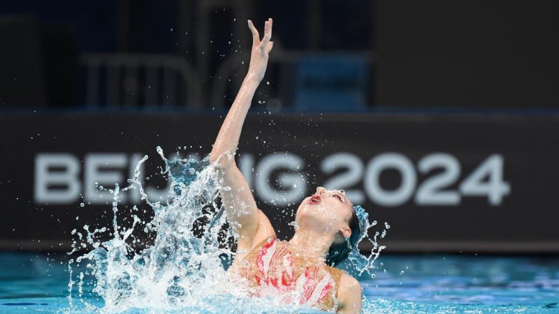 China dominates opening day with 3 golds at Artistic Swimming World Cup