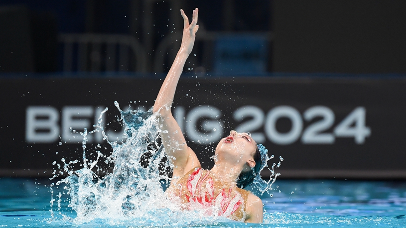 China dominates opening day with 3 golds at Artistic Swimming World Cup