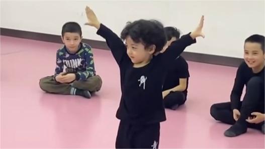 Four-year-old Xinjiang dancer