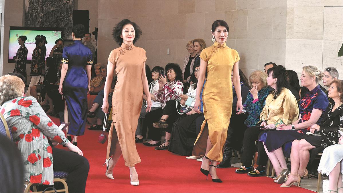 Qipao show staged at the Chinese embassy in US dazzles diplomats