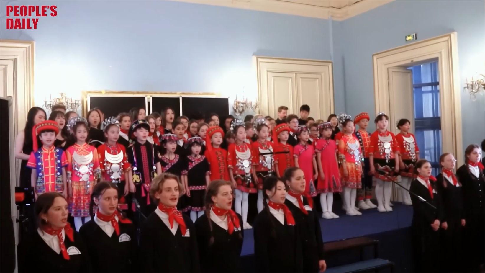 Children's chorus from Hainan brings China, France closer with beautiful singing
