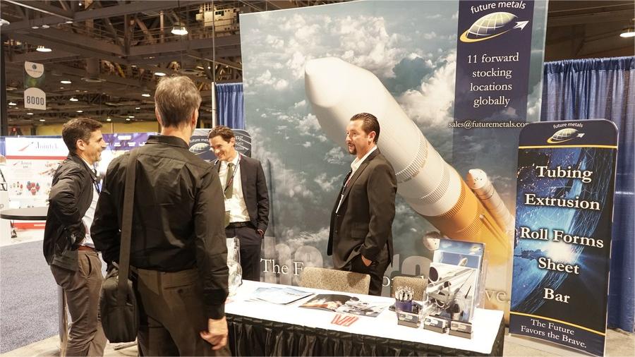 Space tech expo convenes in California, showcasing latest in space industry