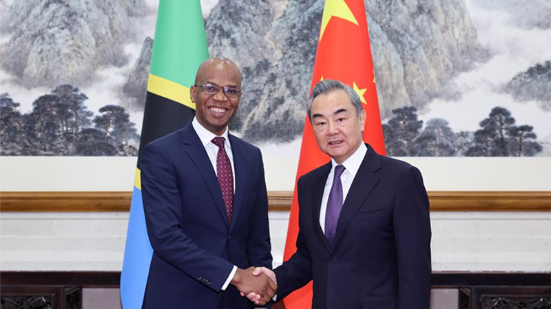 Chinese FM holds talks with Tanzanian counterpart