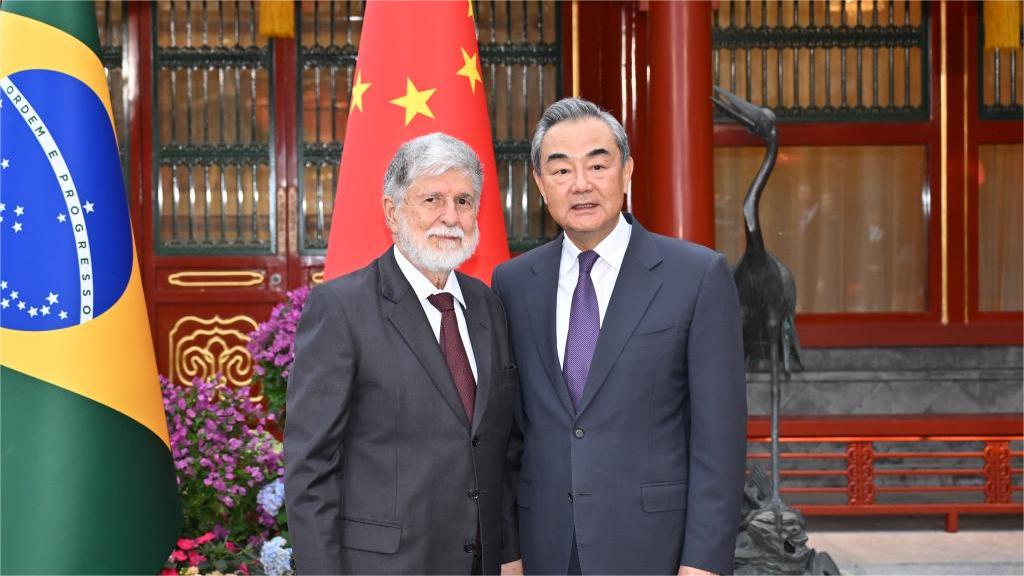 Top Chinese diplomat meets special advisor to Brazilian president