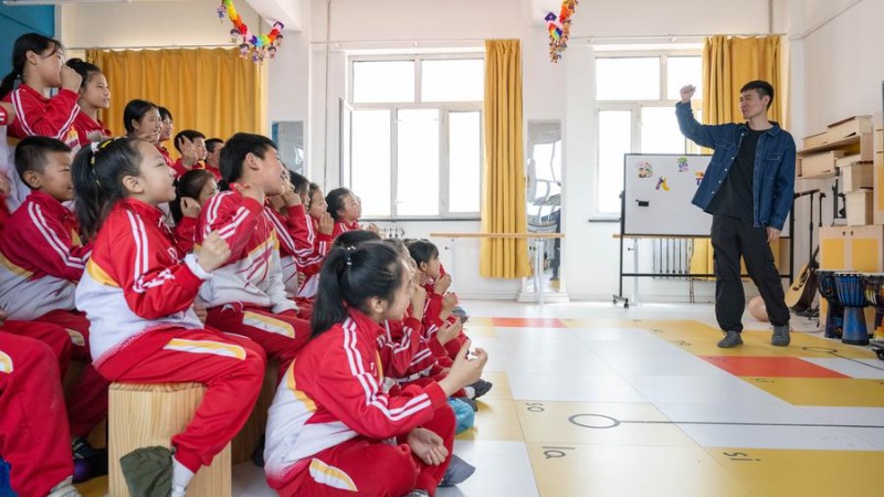 Music classes bring inspirations to rural children in China's Heilongjiang