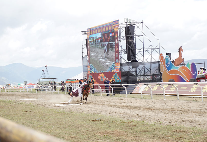 Grand horse racing event held in Shangri-La, SW China's Yunnan