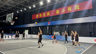 China's men's national 3x3 basketball team gears up for Paris Olympics