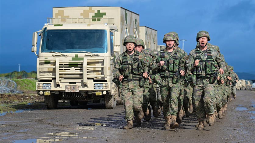 Soldiers set out for logistic training