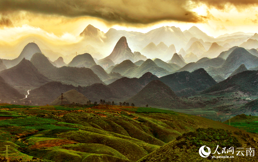 In pics: Dreamy scene unfolds in Puzhehei, SW China's Yunnan